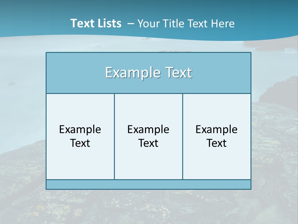 Lighthouse Storm Sea PowerPoint Template