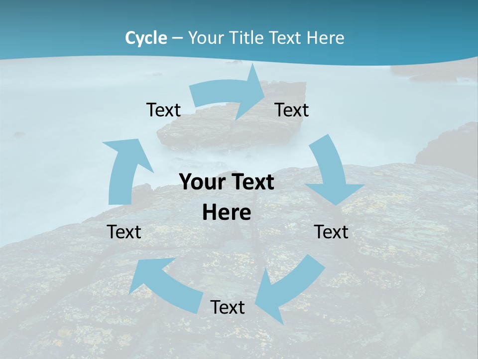 Lighthouse Storm Sea PowerPoint Template