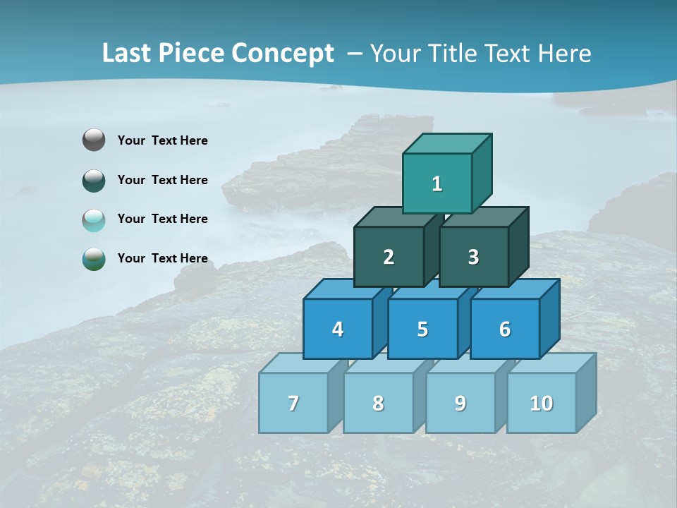 Lighthouse Storm Sea PowerPoint Template