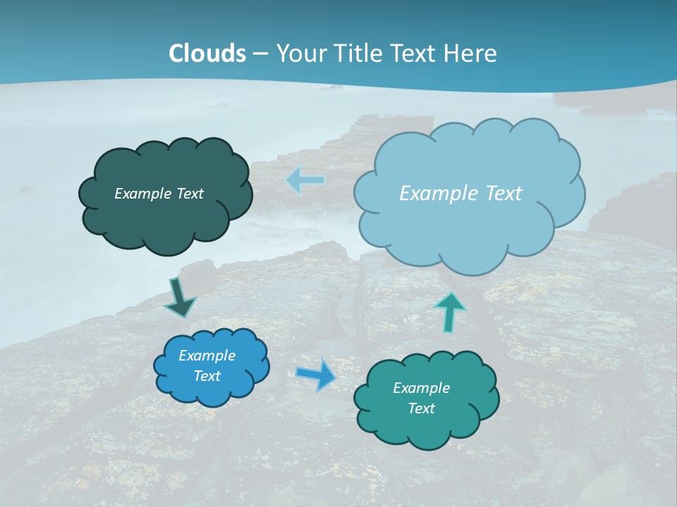 Lighthouse Storm Sea PowerPoint Template