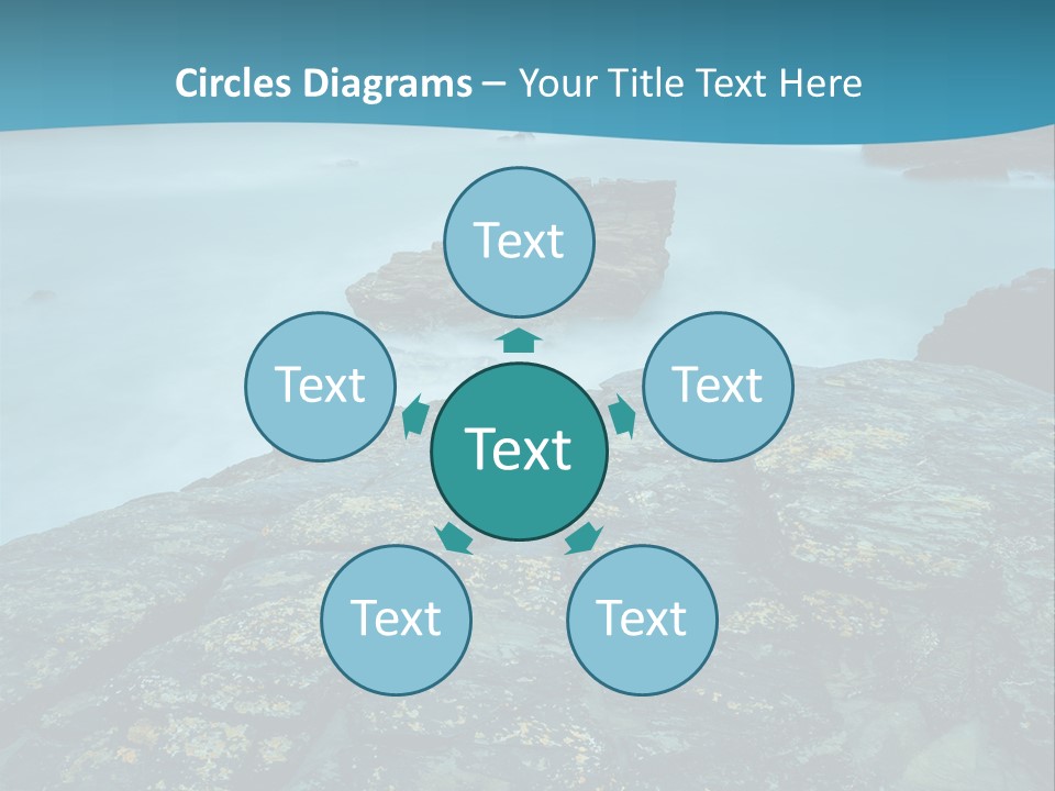 Lighthouse Storm Sea PowerPoint Template