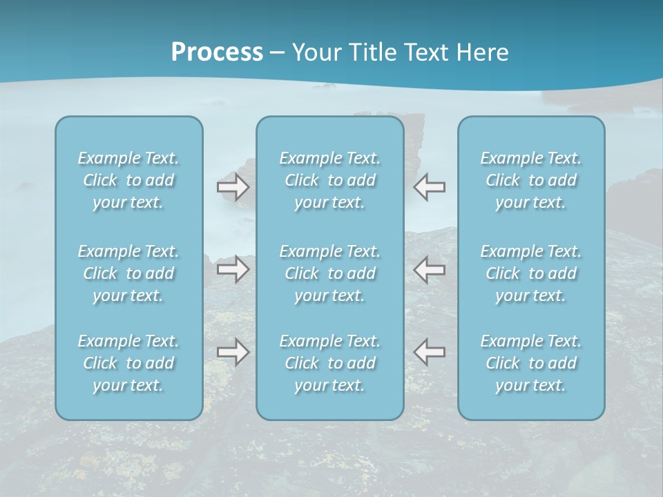 Lighthouse Storm Sea PowerPoint Template