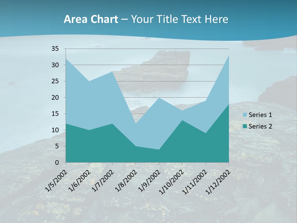 Lighthouse Storm Sea PowerPoint Template