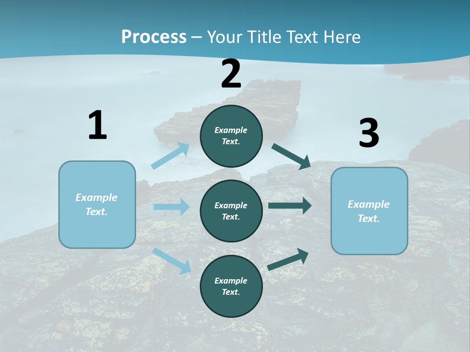 Lighthouse Storm Sea PowerPoint Template