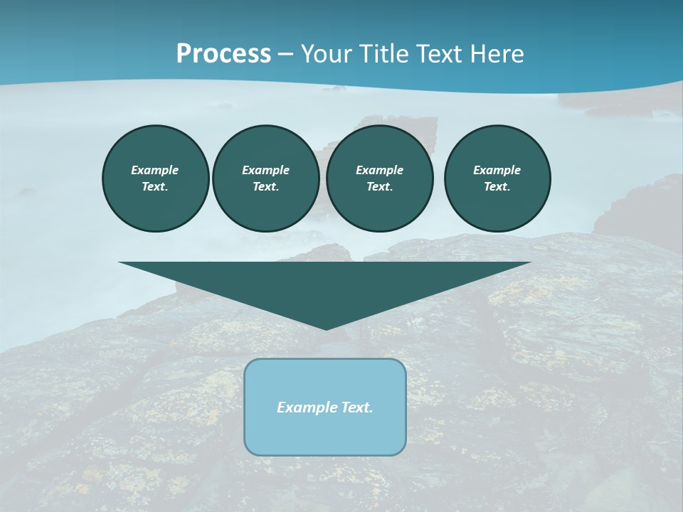 Lighthouse Storm Sea PowerPoint Template