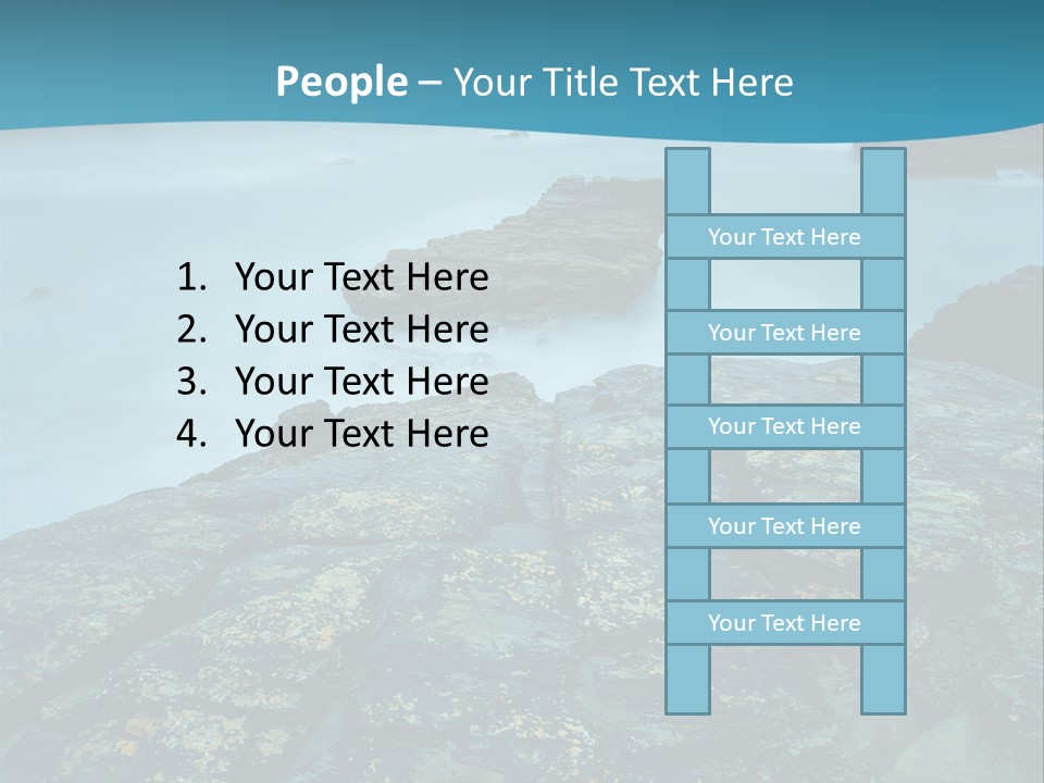 Lighthouse Storm Sea PowerPoint Template