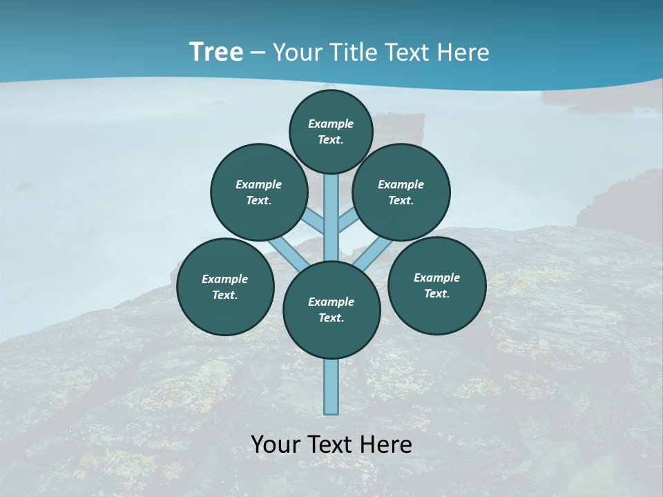 Lighthouse Storm Sea PowerPoint Template