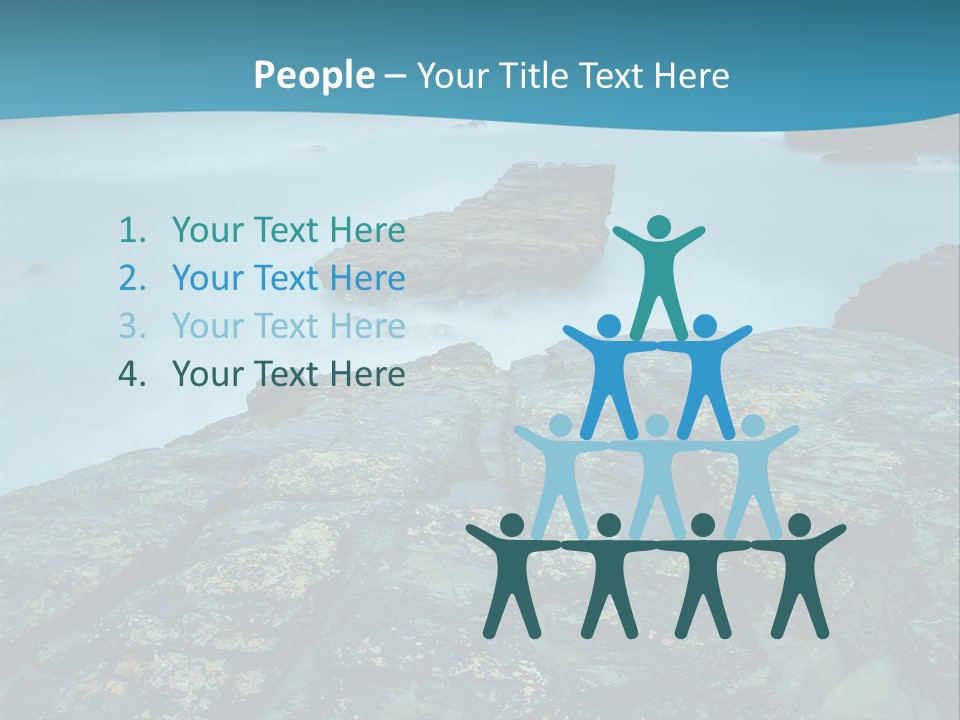 Lighthouse Storm Sea PowerPoint Template