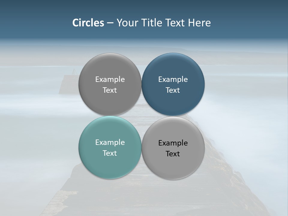 Ocean Rocks Landschaften PowerPoint Template