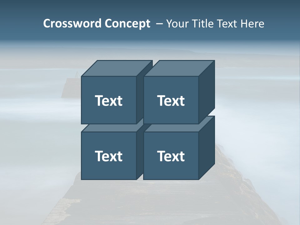 Ocean Rocks Landschaften PowerPoint Template
