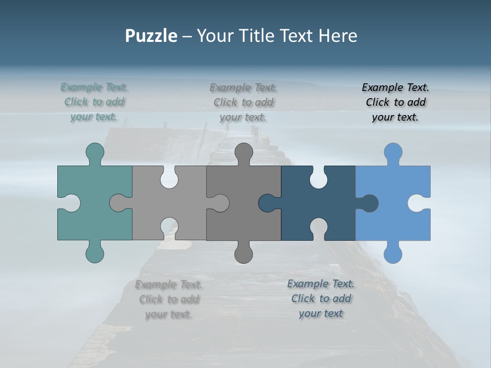 Ocean Rocks Landschaften PowerPoint Template