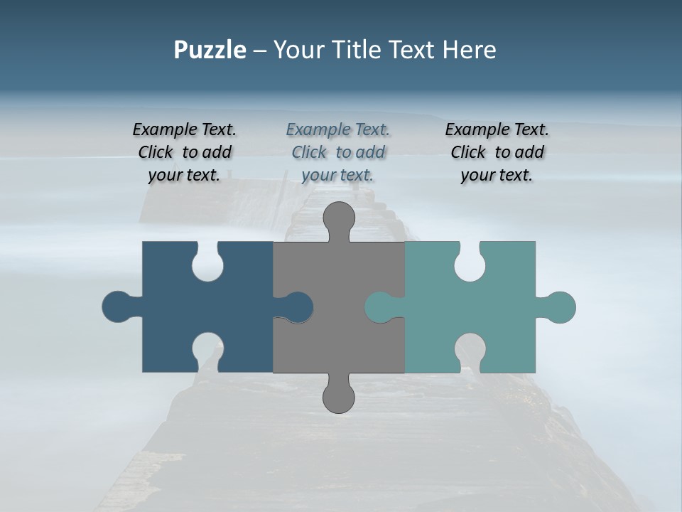 Ocean Rocks Landschaften PowerPoint Template