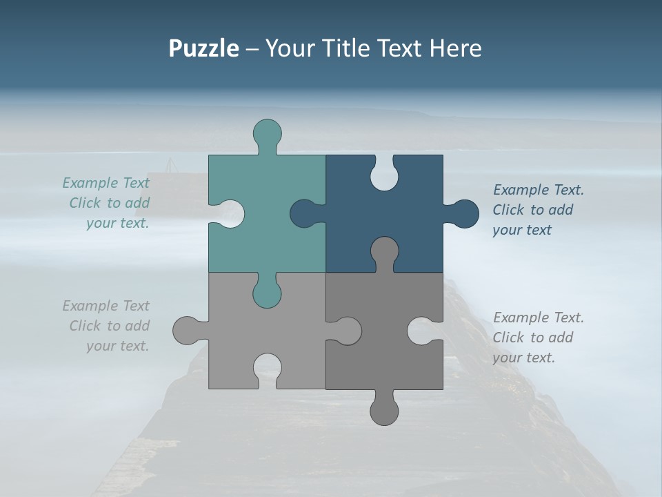 Ocean Rocks Landschaften PowerPoint Template