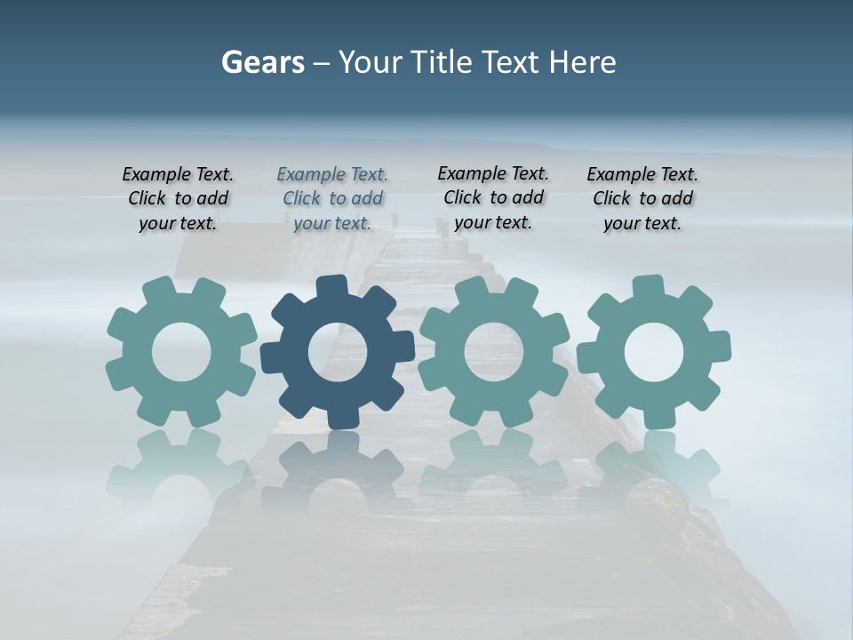 Ocean Rocks Landschaften PowerPoint Template