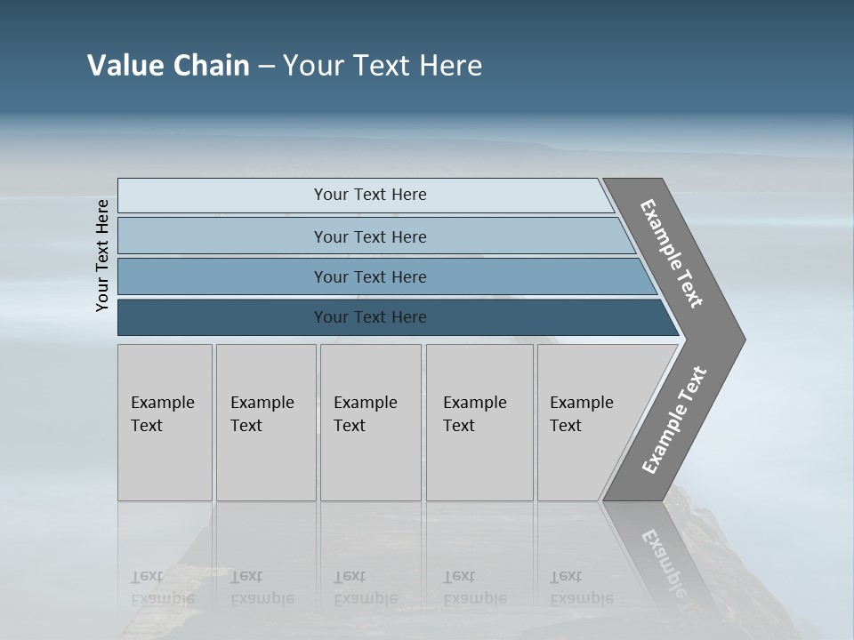 Ocean Rocks Landschaften PowerPoint Template