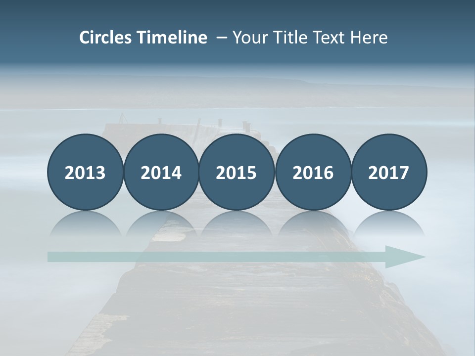 Ocean Rocks Landschaften PowerPoint Template