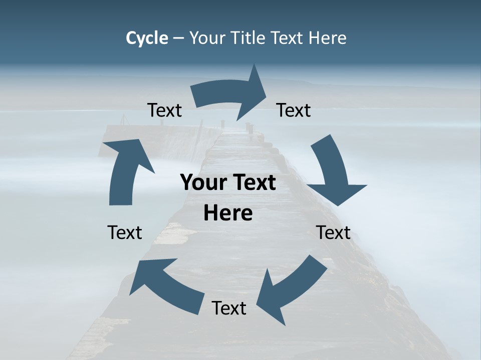 Ocean Rocks Landschaften PowerPoint Template