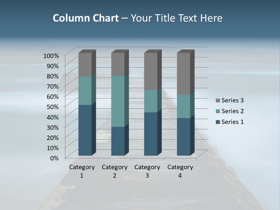 Ocean Rocks Landschaften PowerPoint Template