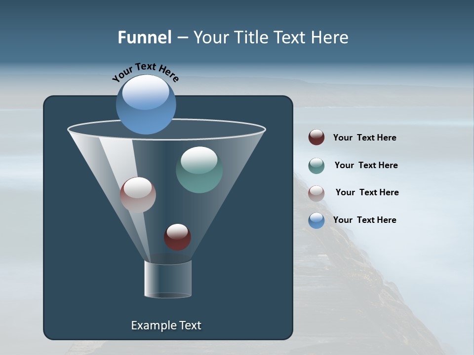 Ocean Rocks Landschaften PowerPoint Template