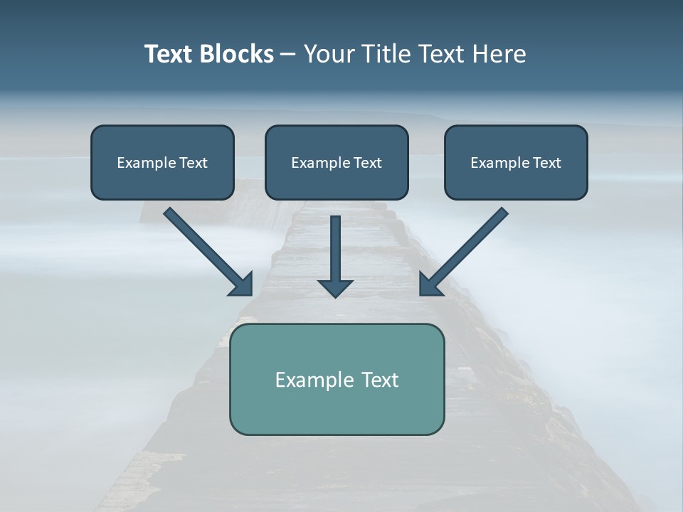 Ocean Rocks Landschaften PowerPoint Template