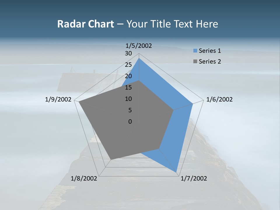 Ocean Rocks Landschaften PowerPoint Template