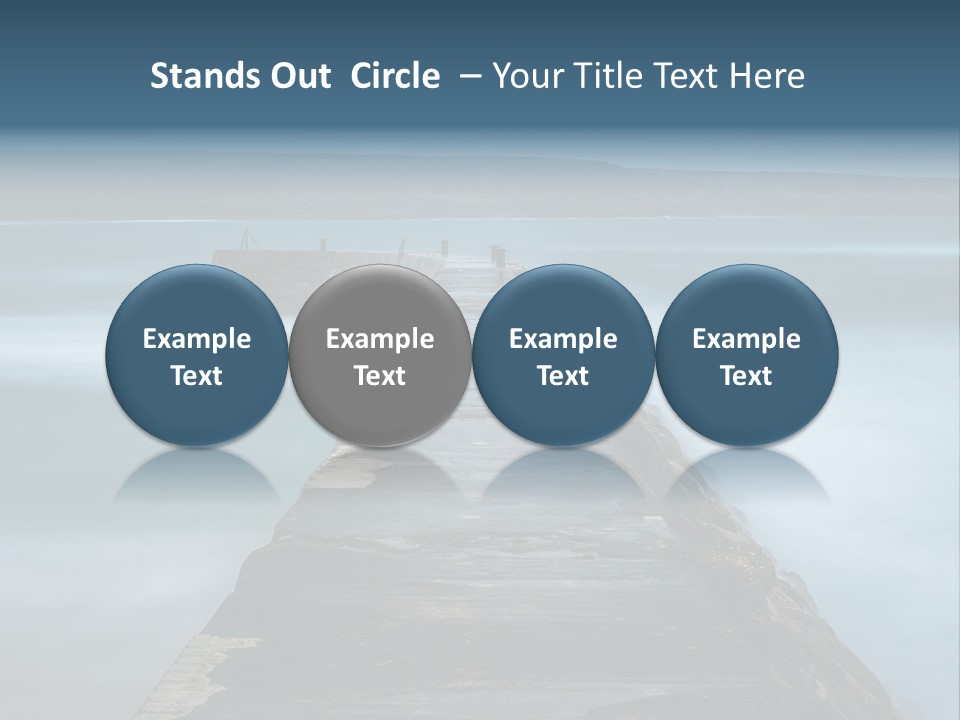 Ocean Rocks Landschaften PowerPoint Template