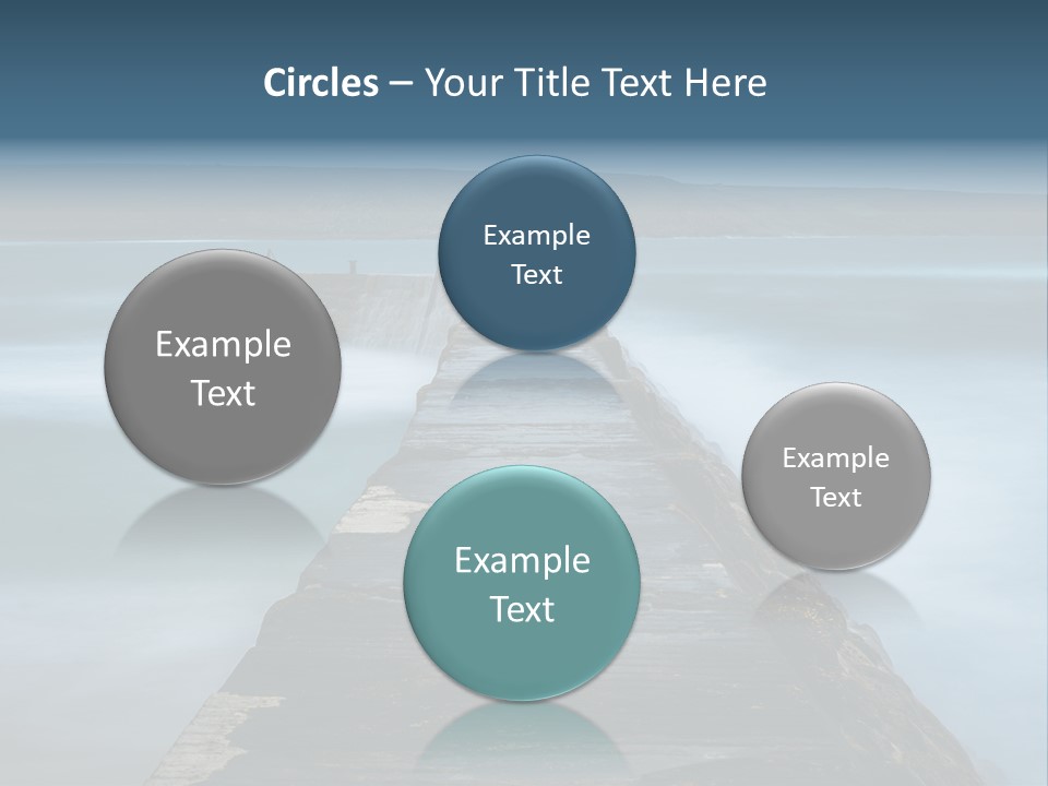 Ocean Rocks Landschaften PowerPoint Template