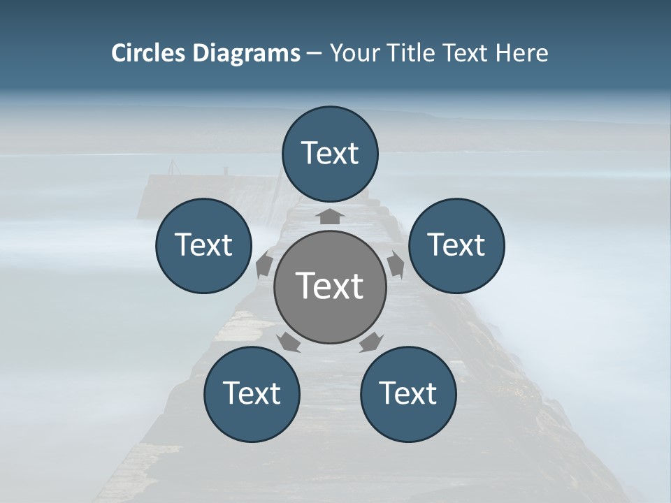 Ocean Rocks Landschaften PowerPoint Template