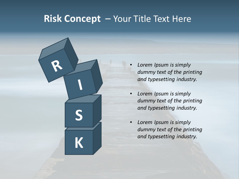 Ocean Rocks Landschaften PowerPoint Template