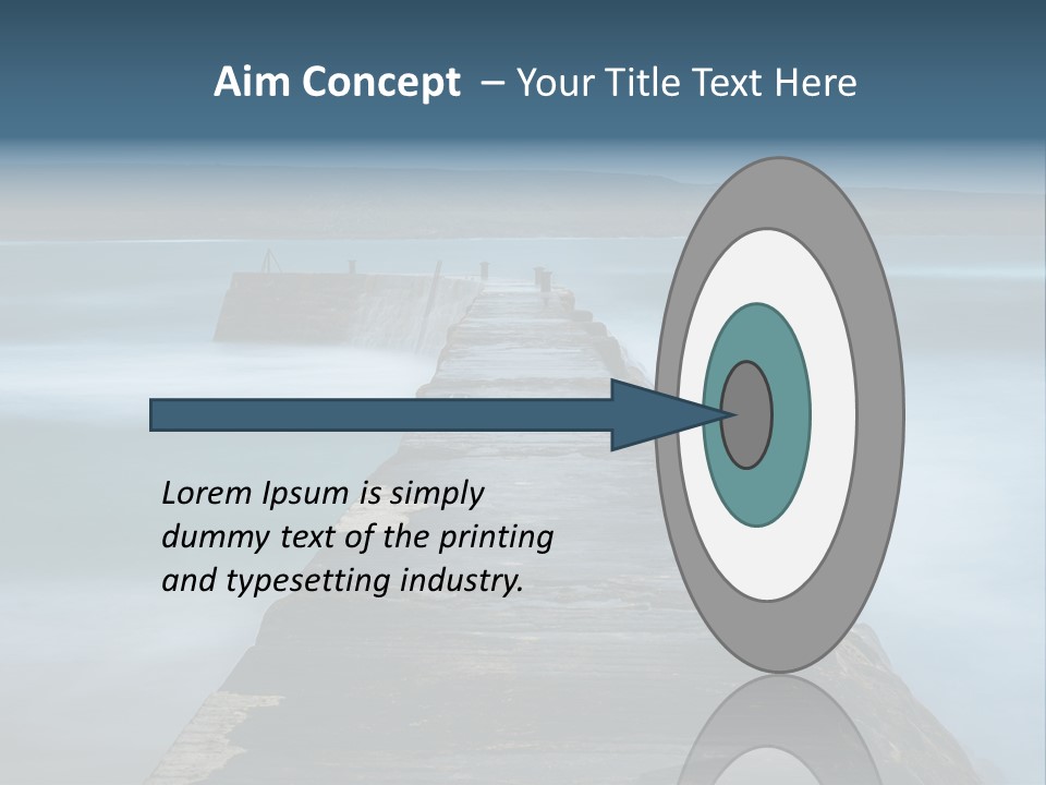 Ocean Rocks Landschaften PowerPoint Template