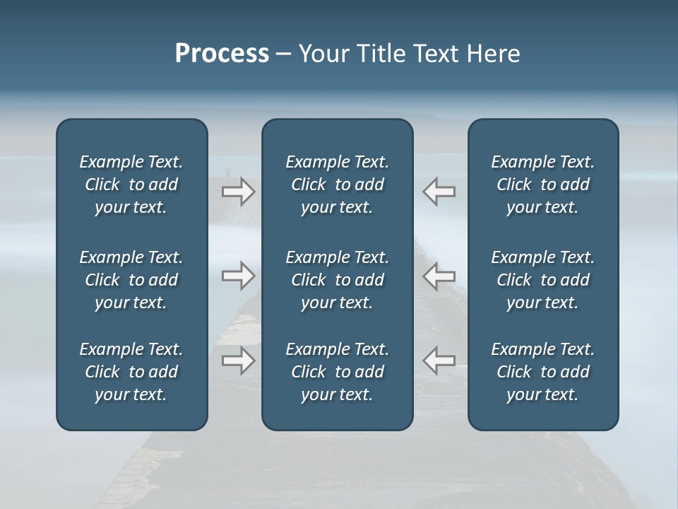 Ocean Rocks Landschaften PowerPoint Template