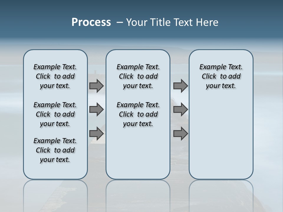 Ocean Rocks Landschaften PowerPoint Template