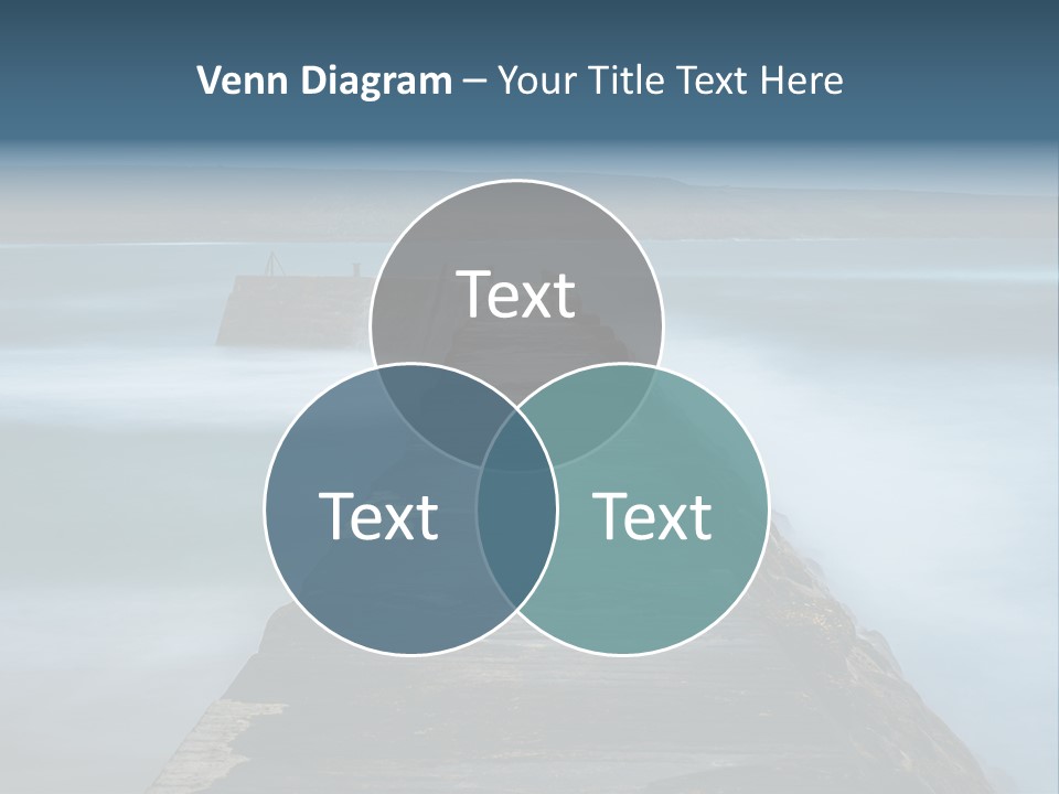 Ocean Rocks Landschaften PowerPoint Template