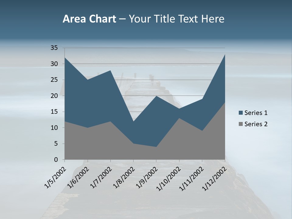 Ocean Rocks Landschaften PowerPoint Template