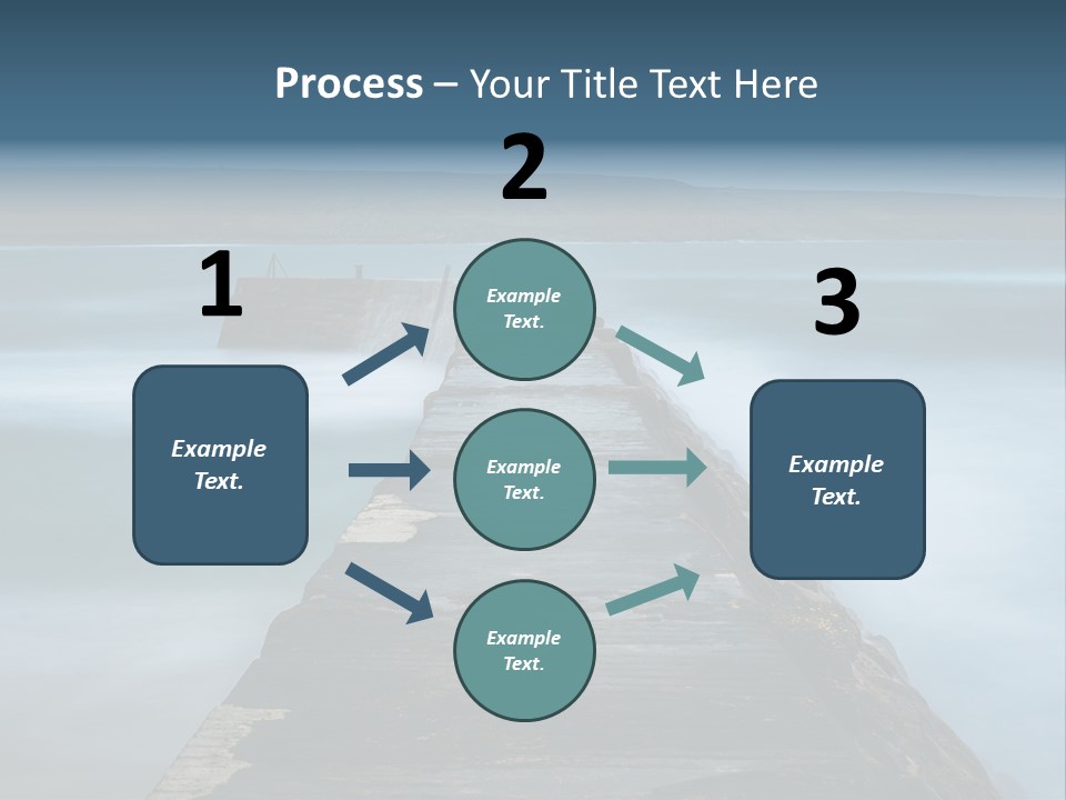 Ocean Rocks Landschaften PowerPoint Template