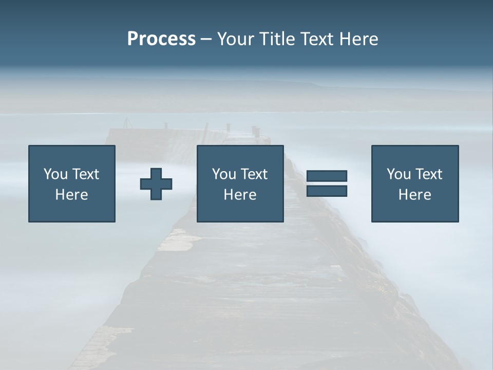 Ocean Rocks Landschaften PowerPoint Template
