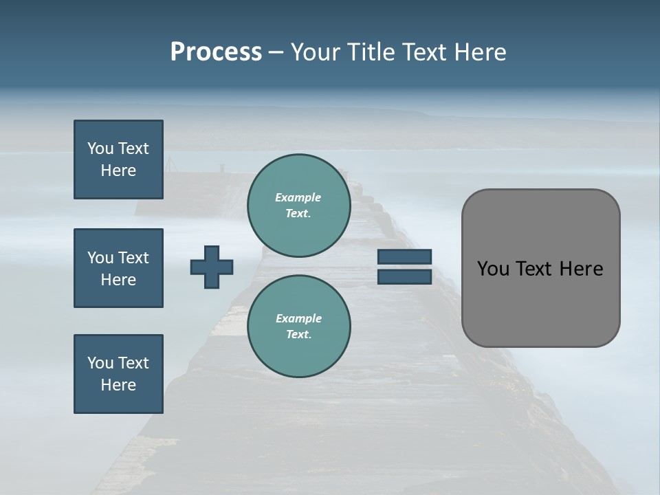 Ocean Rocks Landschaften PowerPoint Template