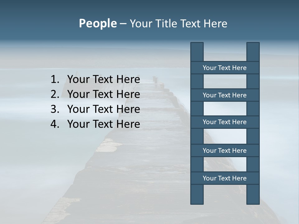 Ocean Rocks Landschaften PowerPoint Template