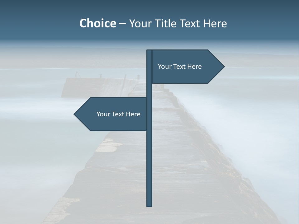 Ocean Rocks Landschaften PowerPoint Template