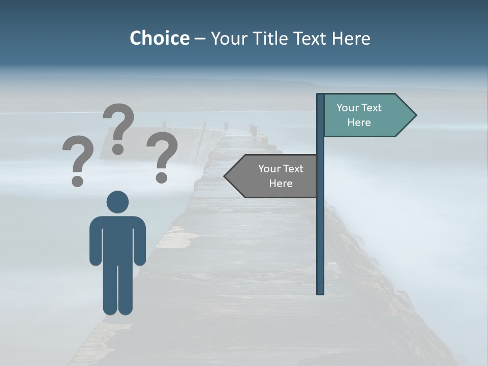 Ocean Rocks Landschaften PowerPoint Template