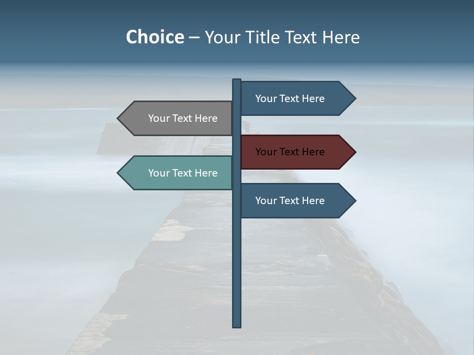 Ocean Rocks Landschaften PowerPoint Template
