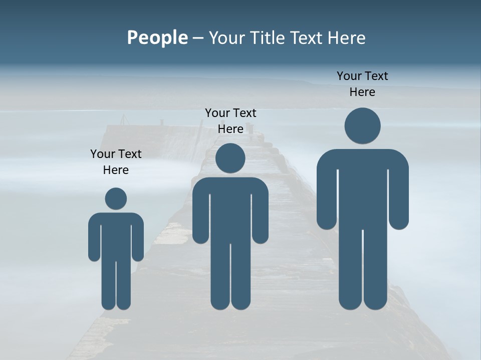 Ocean Rocks Landschaften PowerPoint Template