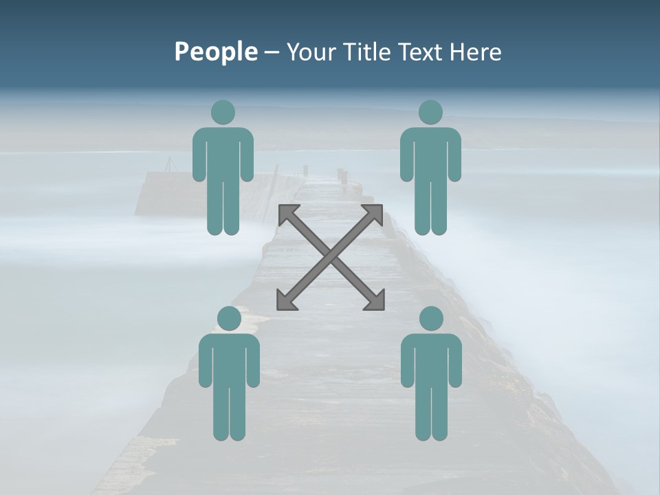 Ocean Rocks Landschaften PowerPoint Template