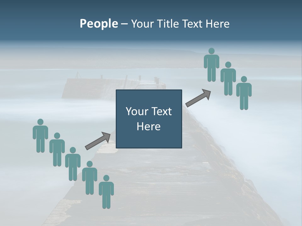 Ocean Rocks Landschaften PowerPoint Template