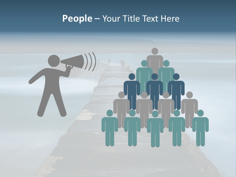 Ocean Rocks Landschaften PowerPoint Template