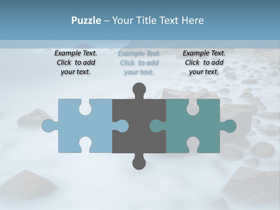 Black Style Panel PowerPoint Template