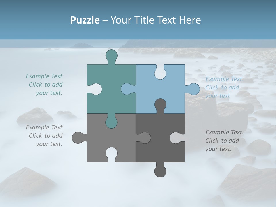 Black Style Panel PowerPoint Template