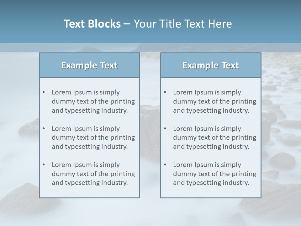 Black Style Panel PowerPoint Template