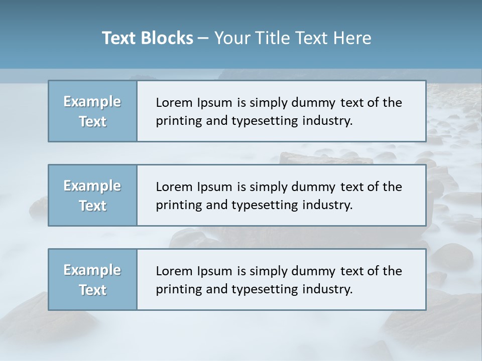 Black Style Panel PowerPoint Template