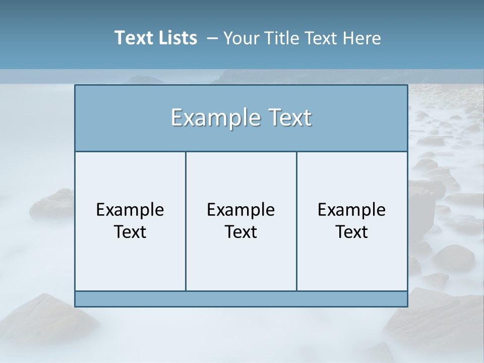 Black Style Panel PowerPoint Template
